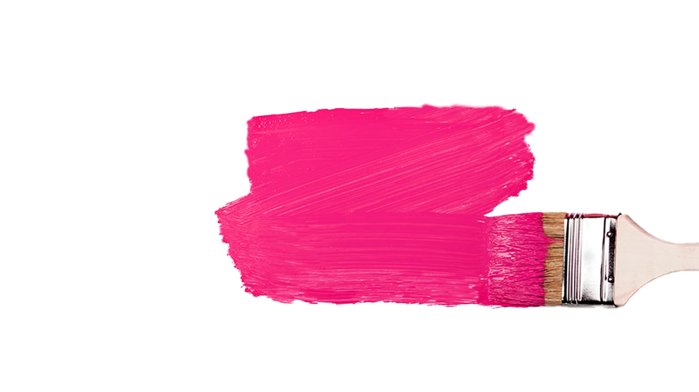 pincel com tinta cerize