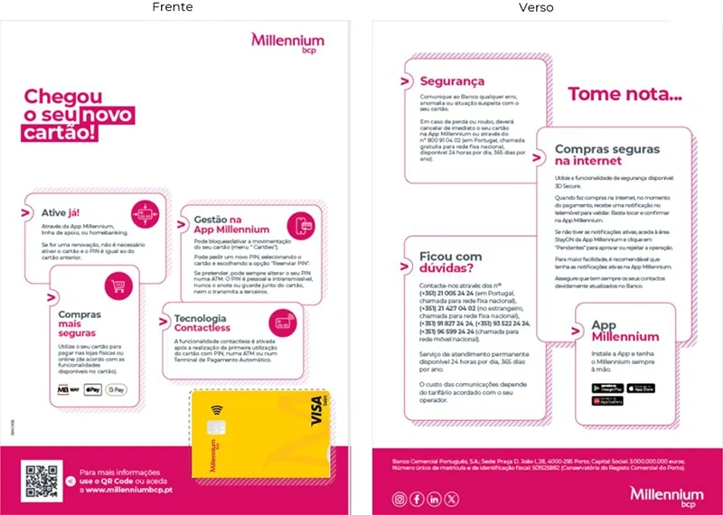 Esta é a carta que enviamos aos Clientes com o QR Code fidedigno