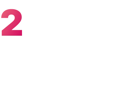 Número 2 na cor cerise