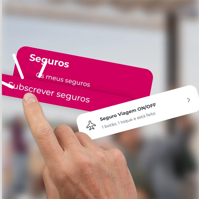 Selecionar no menu subscrever seguros