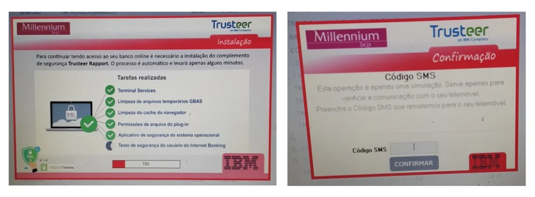 pop ups fraudulentos