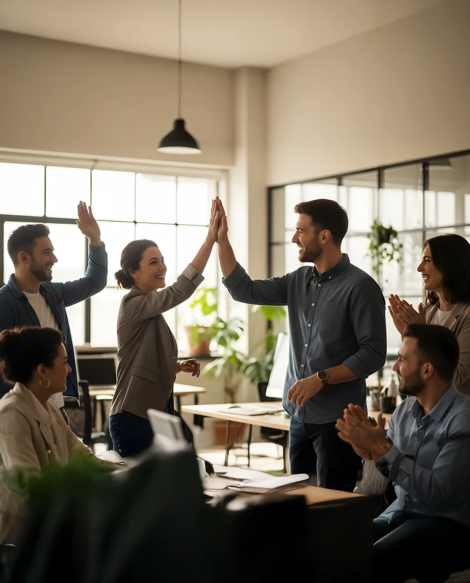 conjunto de pessoas a celebrar