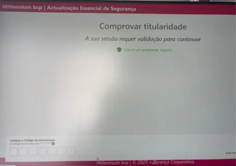 Exemplo de pop up fraudulento
