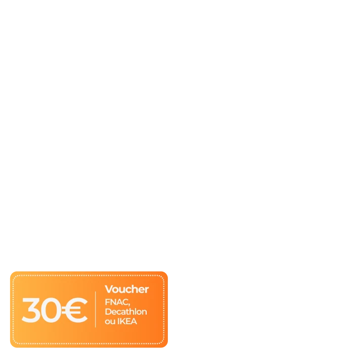 Voucher de 30€ Fnac, Decathlon ou IKEA