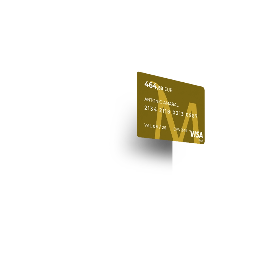 Prestige debit card