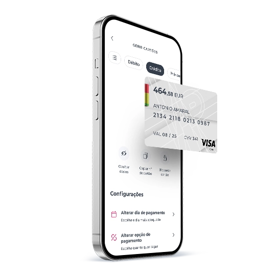 phone displaying Millennium App with TAP Classic on top