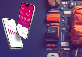 imagem app millennium com elementos organizados