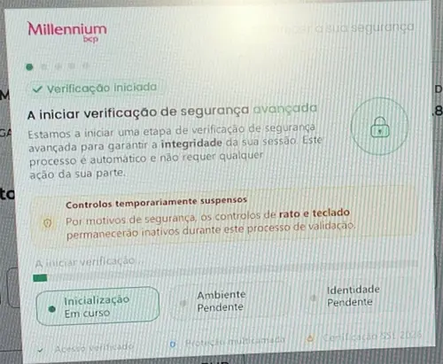 Exemplo de uma página fraudulenta