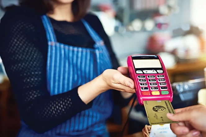 Card payment at a POS