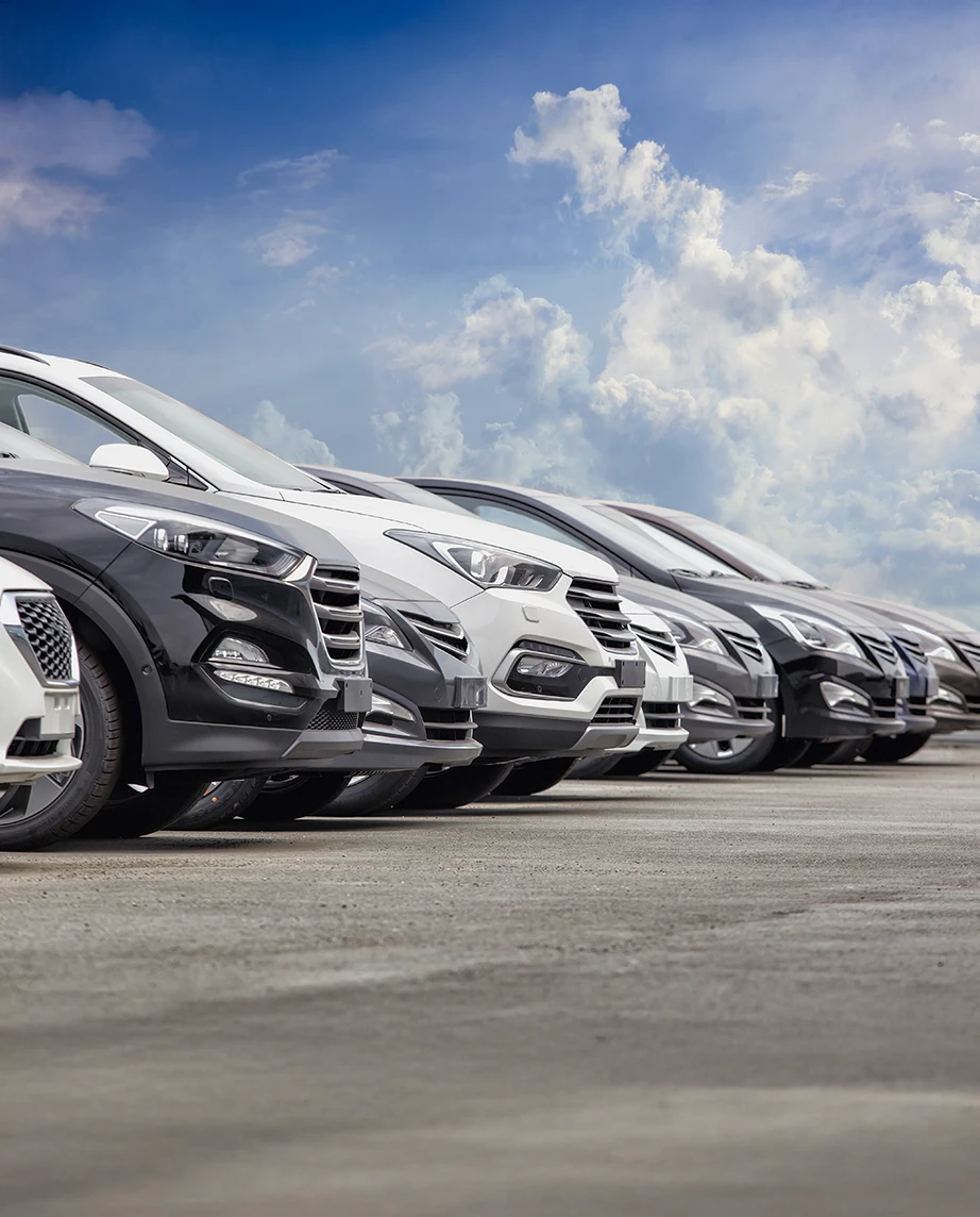 frota de automóveis