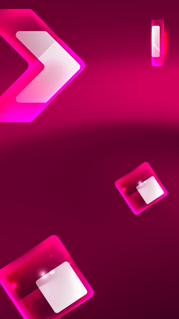 fundo cerise com ilustrações onduladas