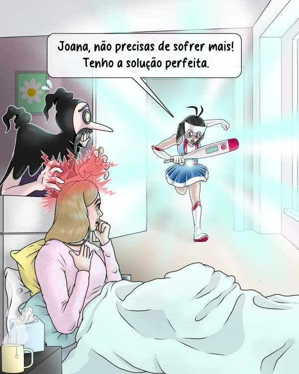 Médis Light chega para salvar uma mulher doente de um vilão que a atormenta.